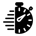 Pictogramme représentant les délais rapides Pictogramme représentant les délais rapides